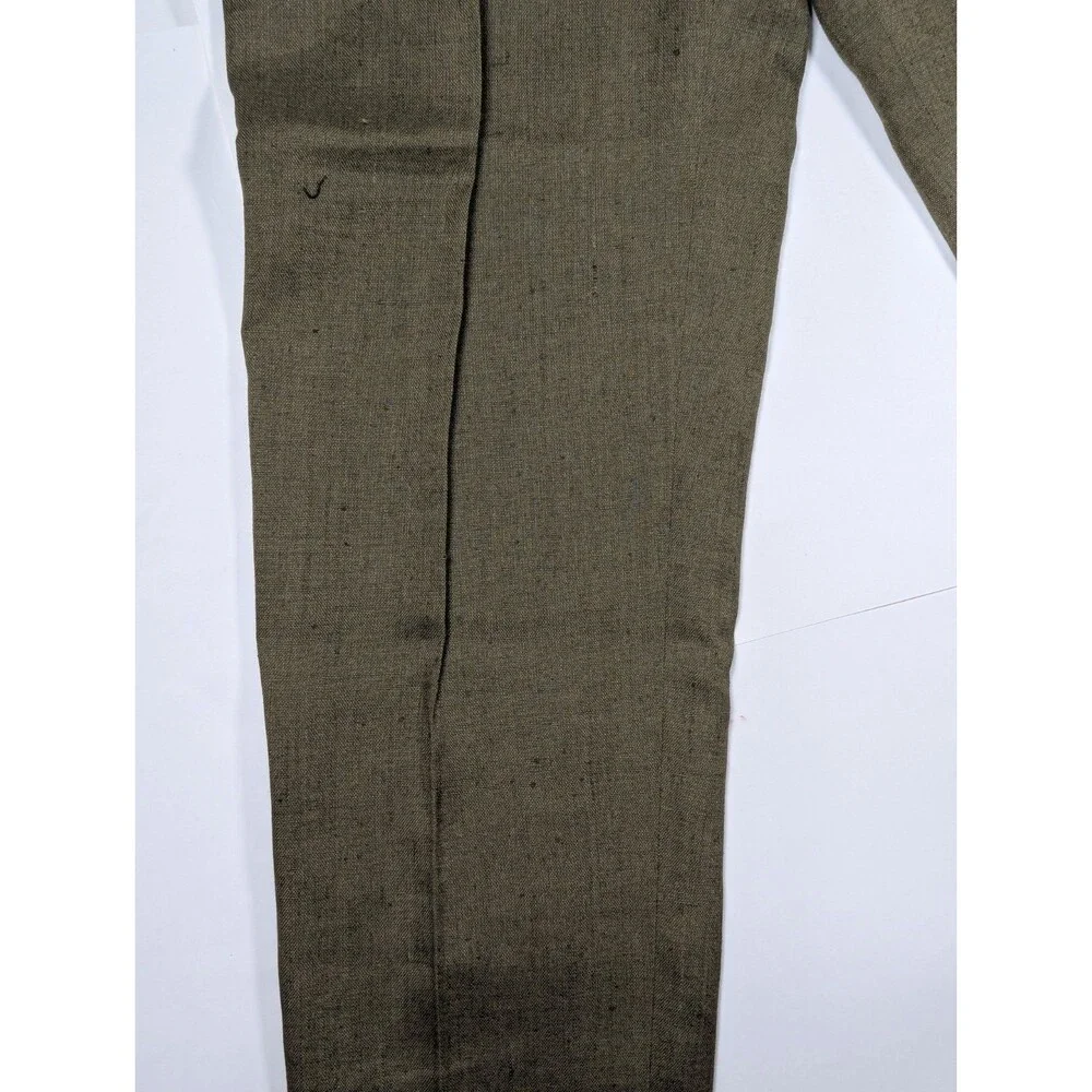 Giorgio Sant'Angelo VTG Dress Pants Woman's Size 10  Pleated Loose Green